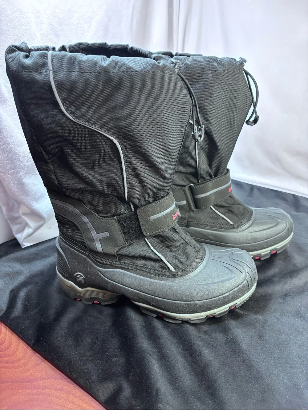 Kamik Whitehills Waterproof Insulated Winter Snow Boots Men’s 7 / Women’s 8.5